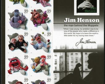 MUPPETS Kermit Der Frosch Miss Piggy Jim Henson 11 Diff 2005 37c Unbenutzte Briefmarke Freier Versand!  #1 Quelle Beste Preise für Vintage-Briefmarken