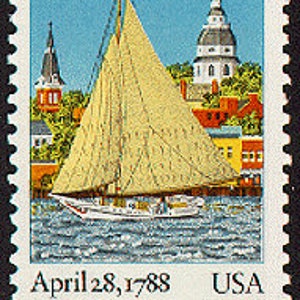 Annapolis Tercentenary 3c Unused Vintage 1949 Postage Stamps for Mailing -  Collecting - Crafts. Scott Catalog 984