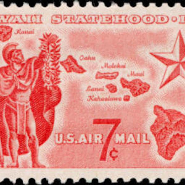 Hawaii Stamp Etsy