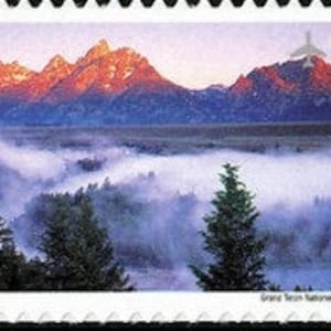 2x GRAND TETON Nationalpark Jackson Wyoming 98c Vintage Briefmarken Kostenloser Versand! #1 Quelle mit den besten Preisen für Vintage Briefmarken