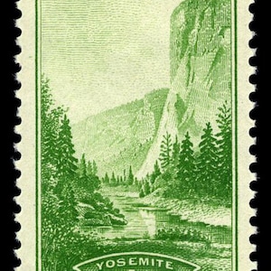 15x YOSEMITE El Capitan National Park Kalifornia 1934 1c Zielony nieużywany znaczek pocztowy Darmowa wysyłka #1 źródło Najlepsze ceny na stare znaczki