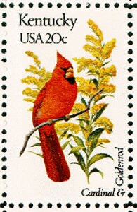 ケンタッキー州の鳥と花の植物相動物相 1982 20セント 未使用