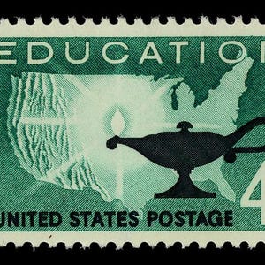 20枚セット 高等教育 大学教授 1962年 4セント 緑 未使用 切手 送料