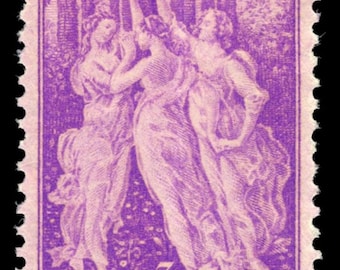15x BOTTICELLI Three Graces Pan-Am Union 1940 3c Pink Unused Postage Stamp Free Shipping. #1 source Best prices on Vintage postage stamps