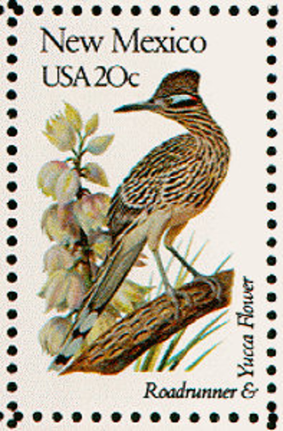 7x NEW MEXICO State Bird & Flower Flora Fauna 1982 20c Unused - Etsy