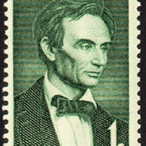 30 sellos postales sin usar de 1 c, ABRAHAM LINCOLN, presidente de EE. UU., sin barba, 1959, color verde. ¡Envío gratis! La fuente número 1. Los mejores precios en sellos postales antiguos