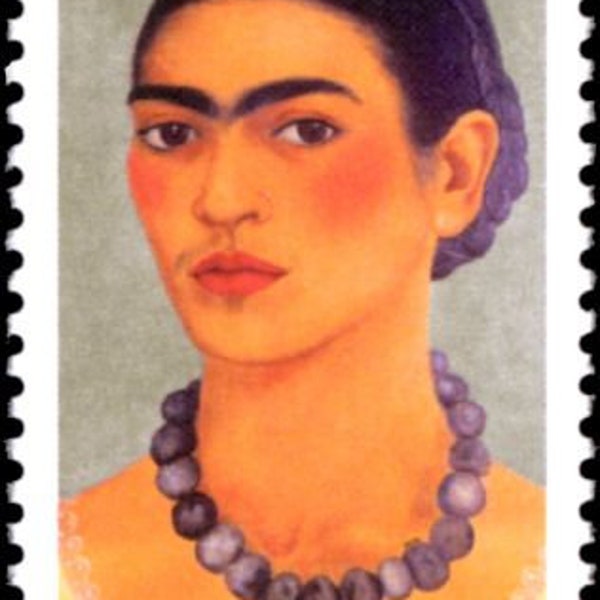 5x FRIDA KAHLO Mexican Female Painter Artist 2001 34c Vintage Postage Stamp Free Shipping! #1 Source for Vintage Postage Stamps