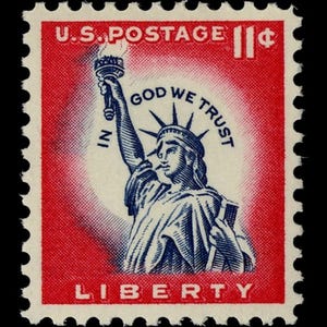 15x STATUE OF LIBERTY New York Harbor Manhattan 1961 11c Red Unused Postage Stamp Free Shipping! #1 source Best prices on Vintage Stamps