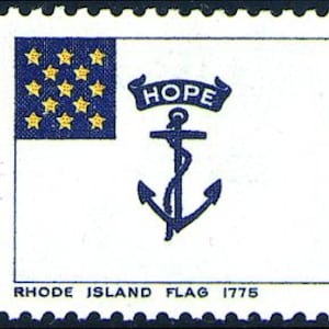 15x RHODE ISLAND REGIMENT 1775 Historisk flagga 1968 6c Oanvänt vintagefrimärke Fri frakt! #1 källa. Bästa priserna på vintageporto