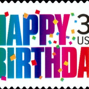 Happy Birthday Stamp 