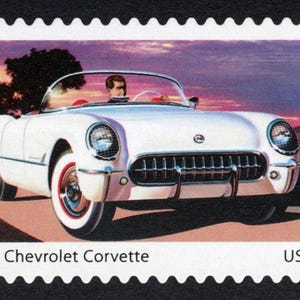 3x 1953 CORVETTE Chevrolet Sports Car 2005 37c Unused Postage stamp Free Shipping #1 Source Best Prices on Vintage Stamps