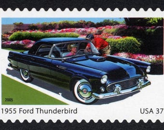 5x FORD Thunderbird SPORTS CAR 1955 2005 37c Sello postal sin usar Envío gratis #1 Fuente Mejores precios en sellos antiguos