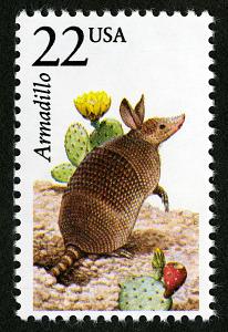 5x ARMADILLO Texas Arkansas American Wildlife 1987 22c Unused Postage Stamp. Free Shipping! #1 Source. Best prices on Vintage stamps