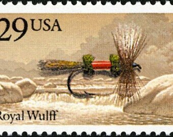 アンティーク　フライ　切手　90年代購入 アンティーク フライ 切手 90年代購入 アンティーク フライ 切手