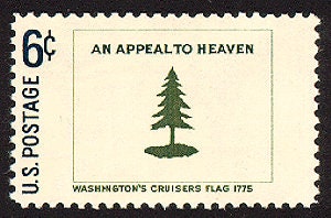 ワシントンの巡洋艦 歴史的旗 1968年 6セント 未使用 ヴィンテージ切手