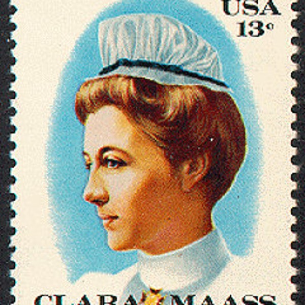 15x NURSE Clara Maas 1976  13c Unused Vintage Postage Stamps NURSING Free Shipping! Your #1 source. The best prices on Vintage stamps