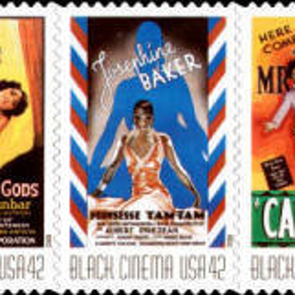 5x BLACK CINEMA Vintage Movies Black Heritage 1999 42c  Postage Stamp Free Shipping! Your #1 source with The best prices on Vintage stamps