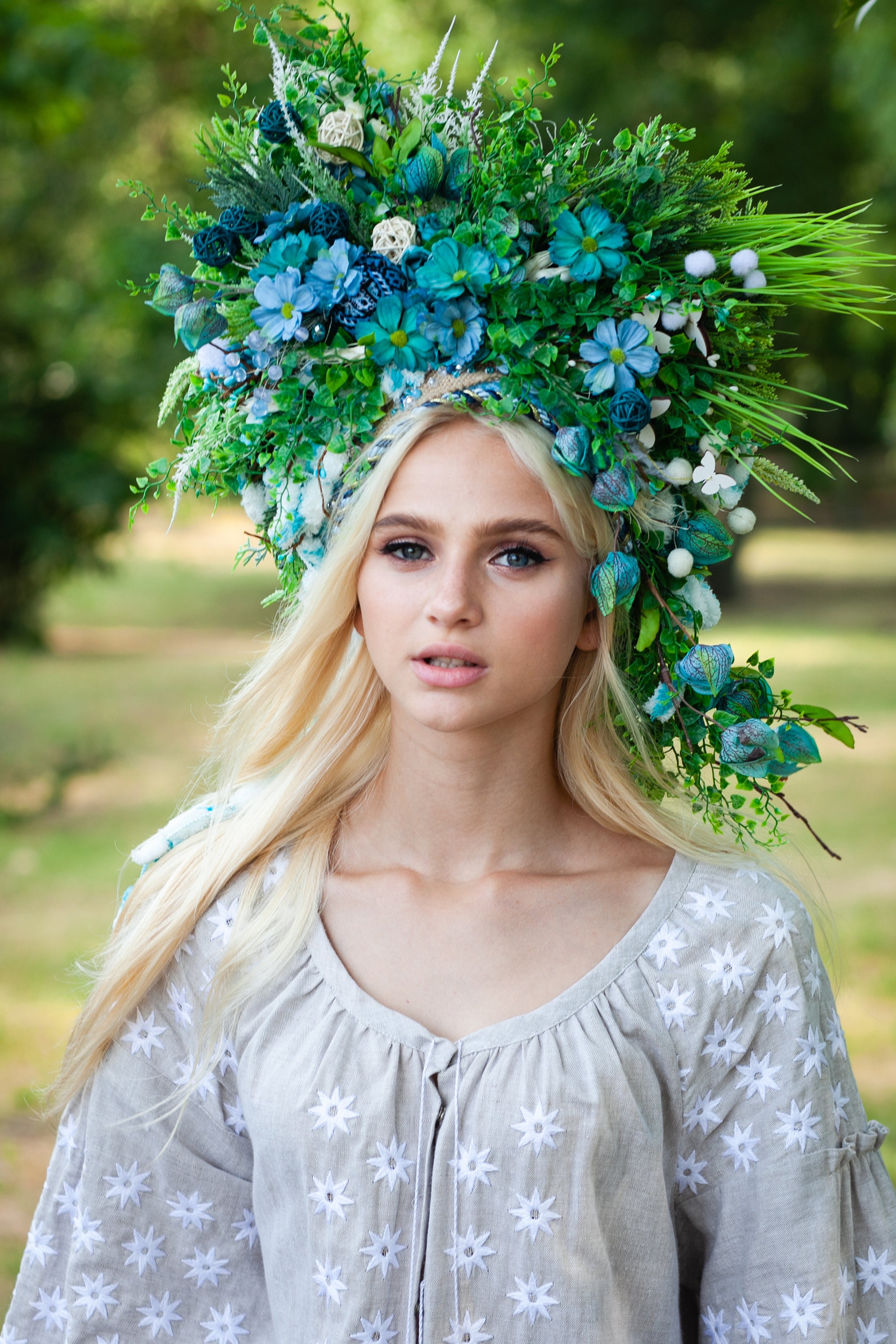 flower girl circlet headdress