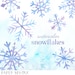 Watercolor Snowflakes Clipart | Holiday Snowflakes - Christmas Cards, Scrapbooking, Blue and Purple - Digital Instant Download PNG Files 
