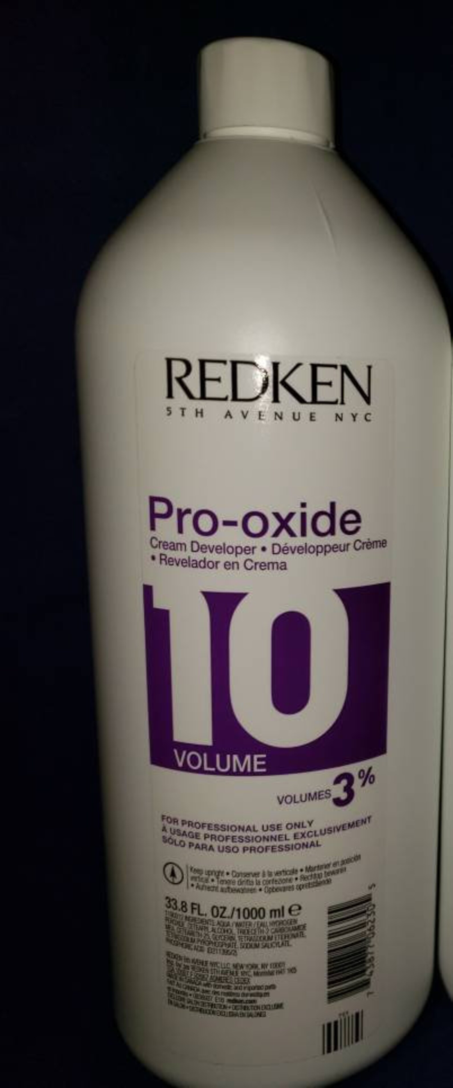 Redken 10 Volume Developer Creme. 1 litre Etsy