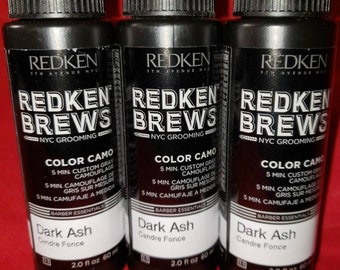 Redken Brews Camo Dark Ash x 3