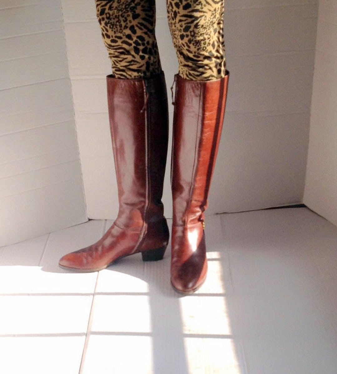 ferragamo knee high boots