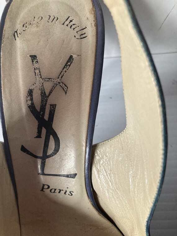 sz 7 Yves Saint Laurent vintage 90s high heel pum… - image 2