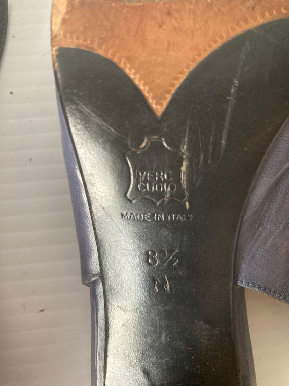sz 7 Yves Saint Laurent vintage 90s high heel pum… - image 10