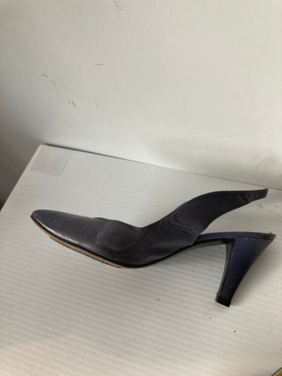 sz 7 Yves Saint Laurent vintage 90s high heel pum… - image 8