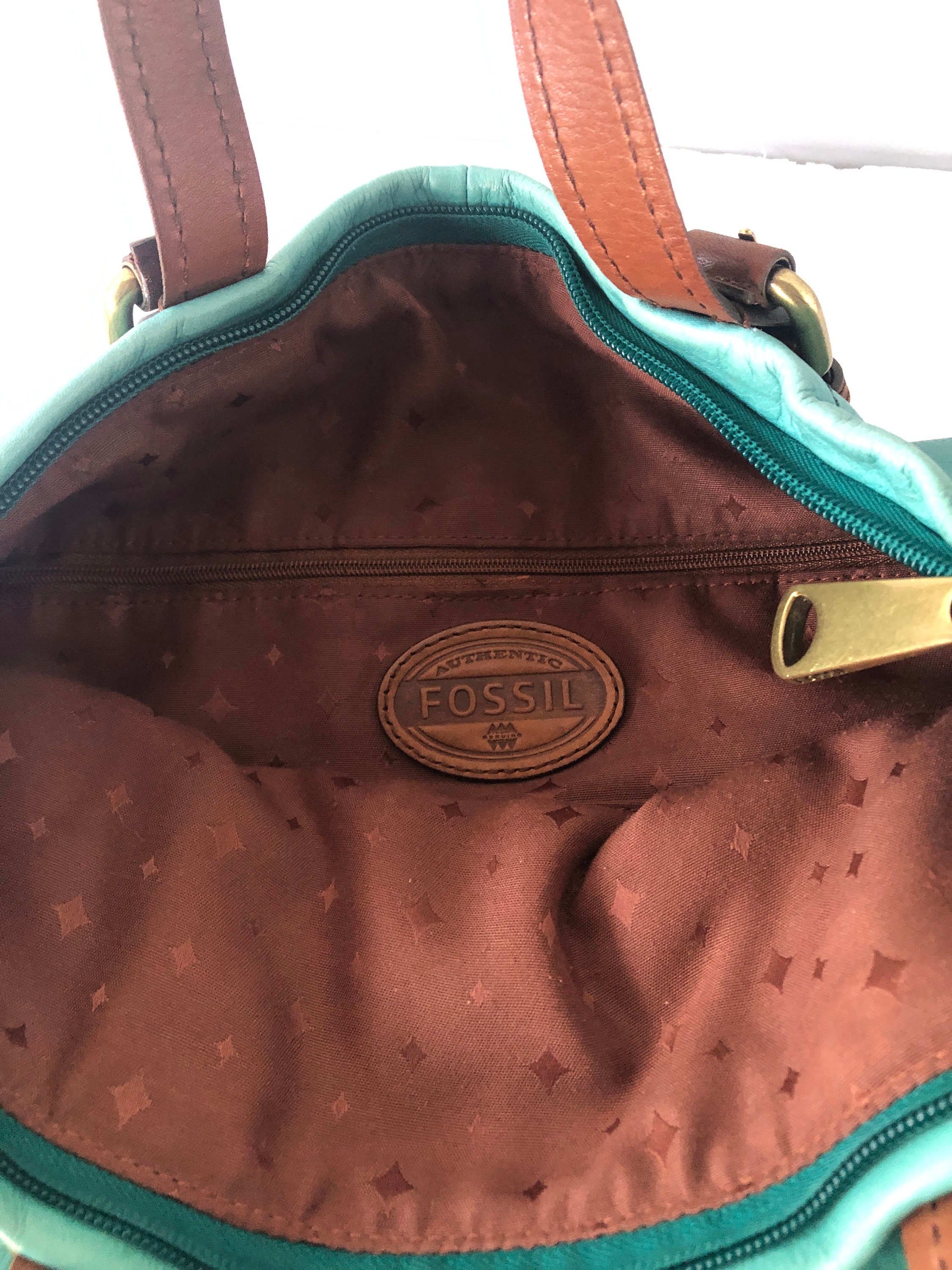 Vintage Fossil Crossbody Purse Leather Saddle Bag Wallet Organizer Purple  Purse | eBay