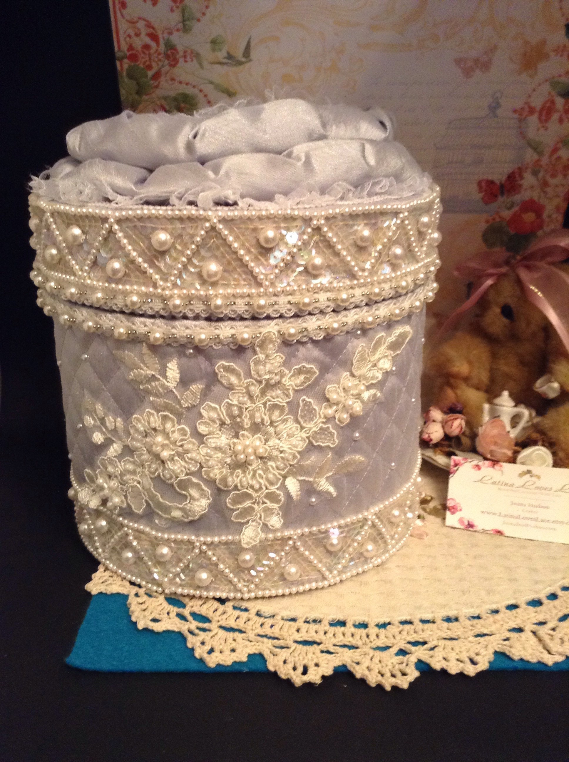 Decorative Beaded Box Etsy