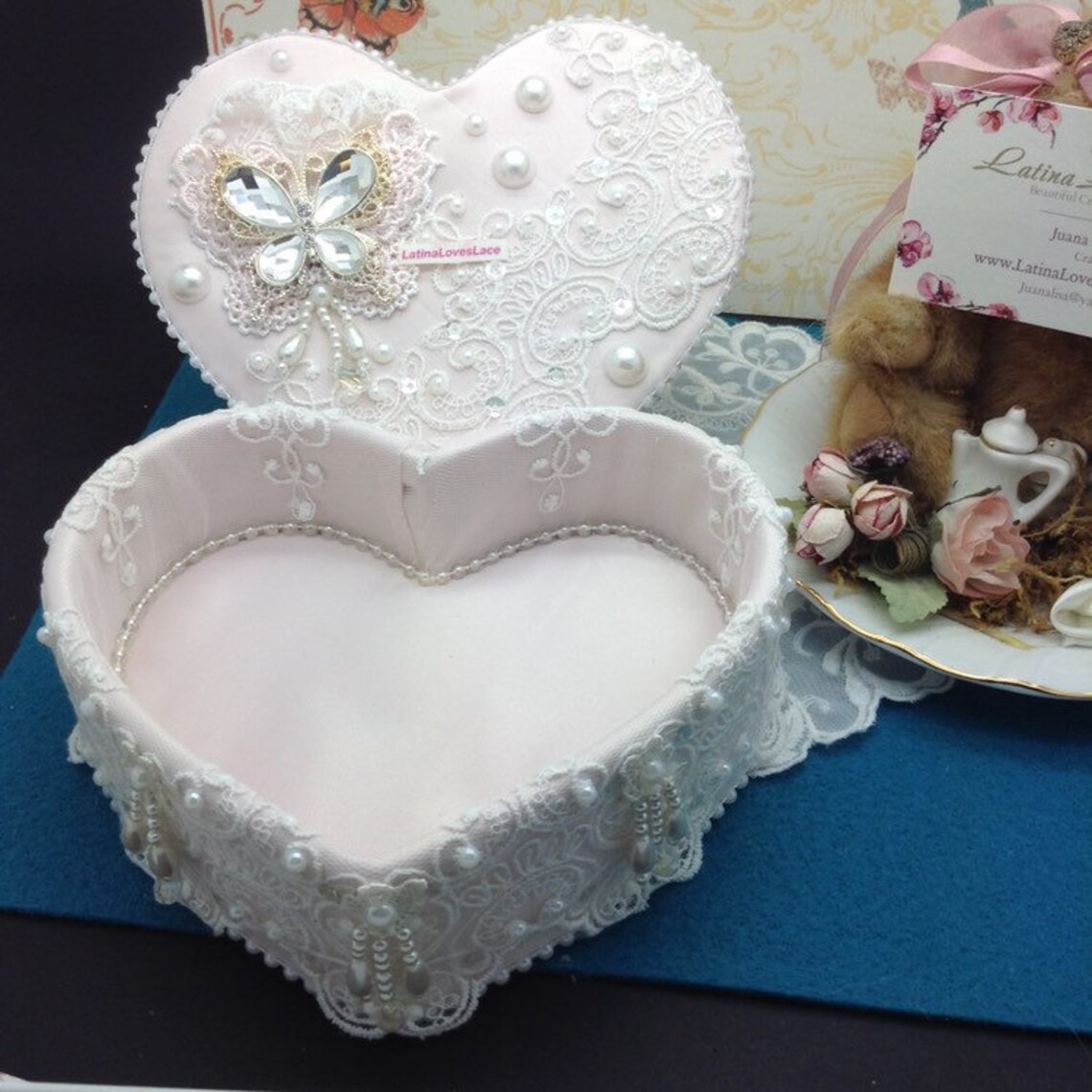 Heart jewelry box Heart Jewelry Box | Etsy