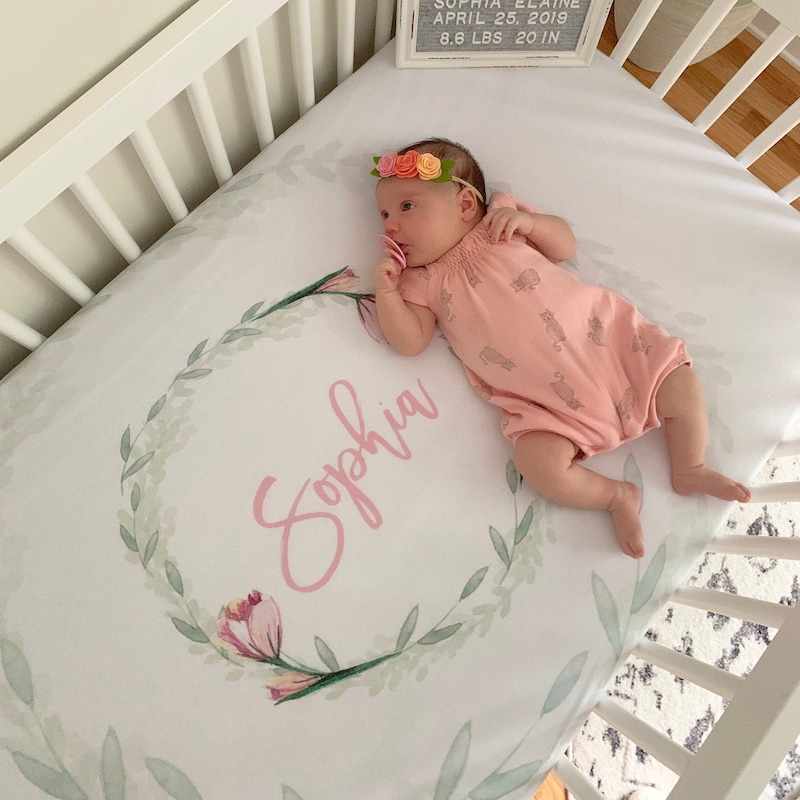 Custom Crib Sheet Etsy