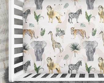Jungle Crib Bedding Etsy