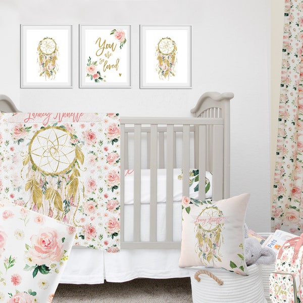 Dreamcatcher Crib Set Etsy