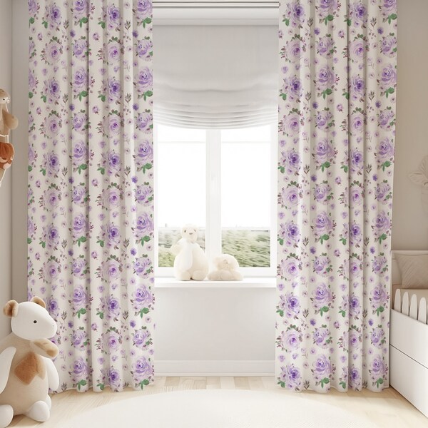 Lilac Curtains Etsy