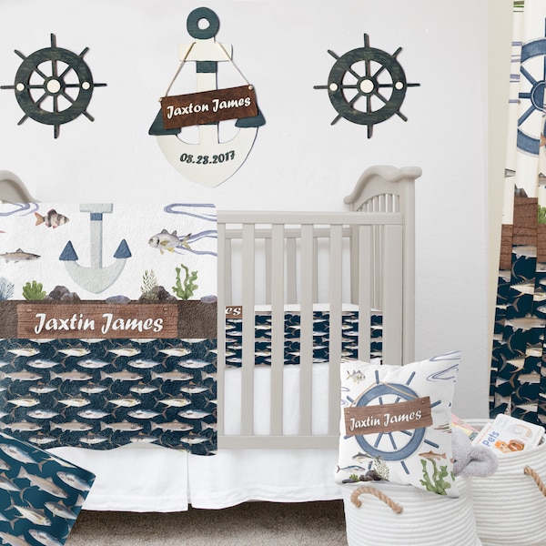 Nautical Crib Etsy