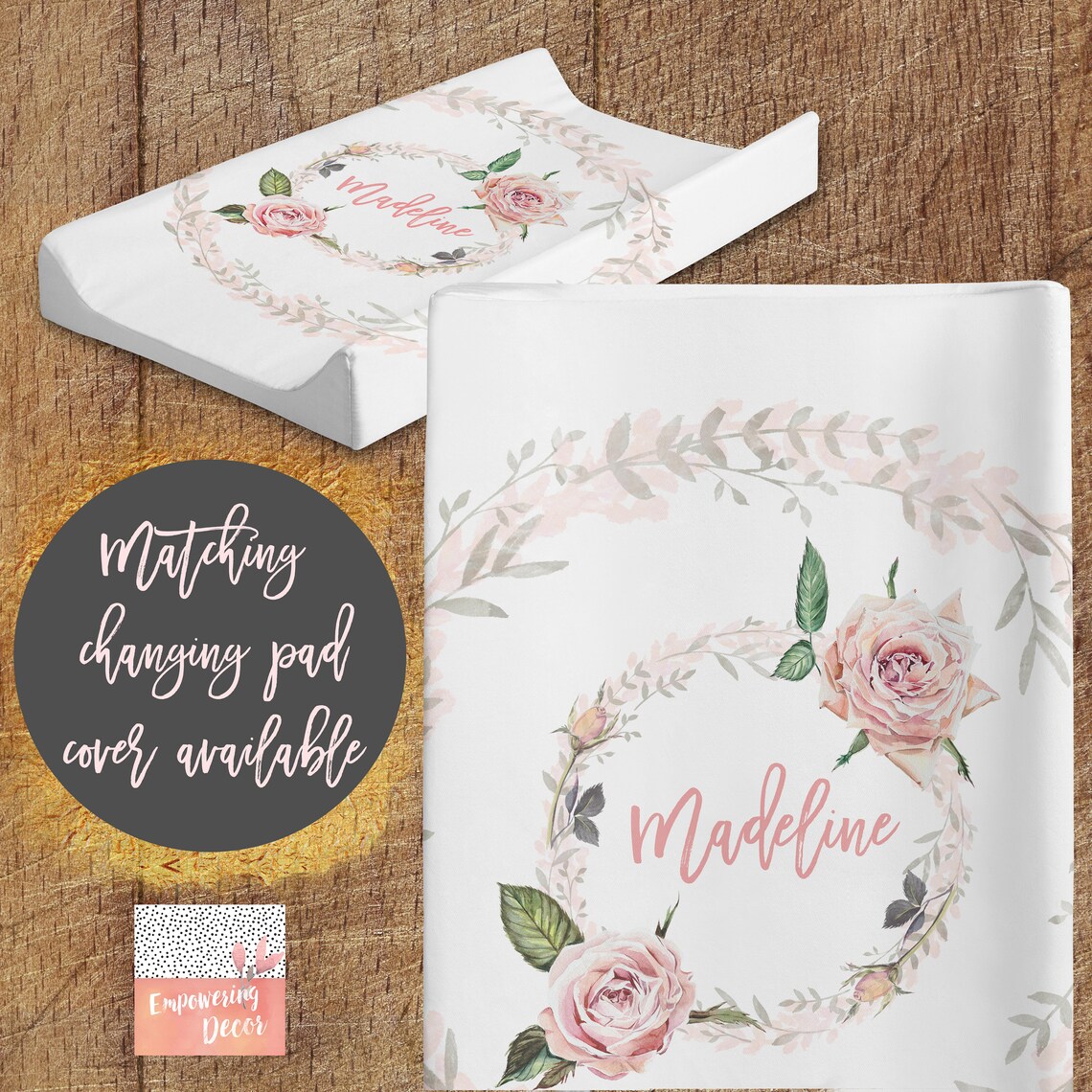 Custom Crib Sheet for Girl Personalized Crib Bedding Baby Etsy