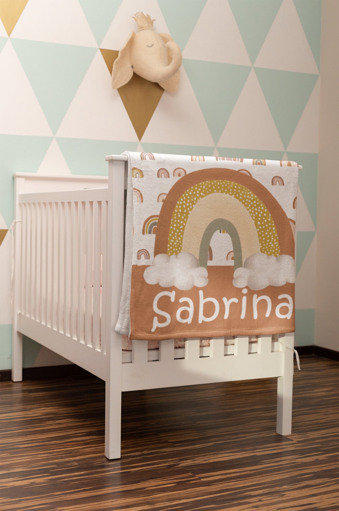 Rainbow Nursery Rainbow Crib Bedding Set Neutral Crib Etsy