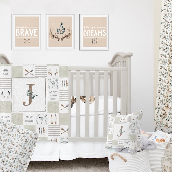 Arrow Crib Bedding Etsy