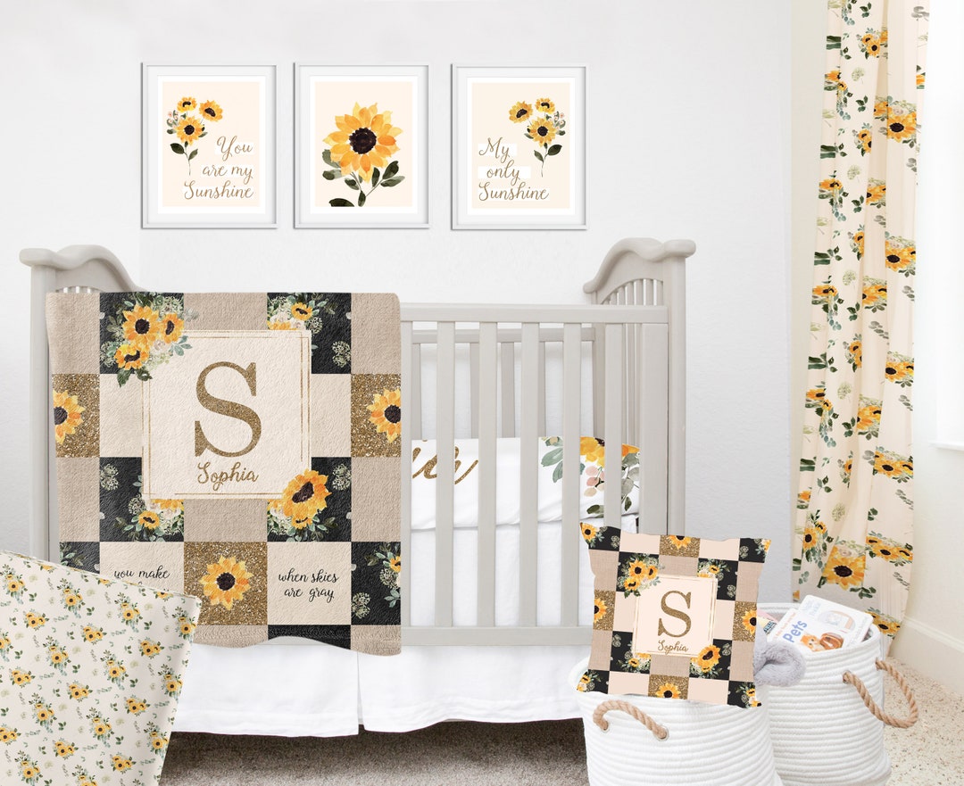 Sunflower bassinet sheets hot sale