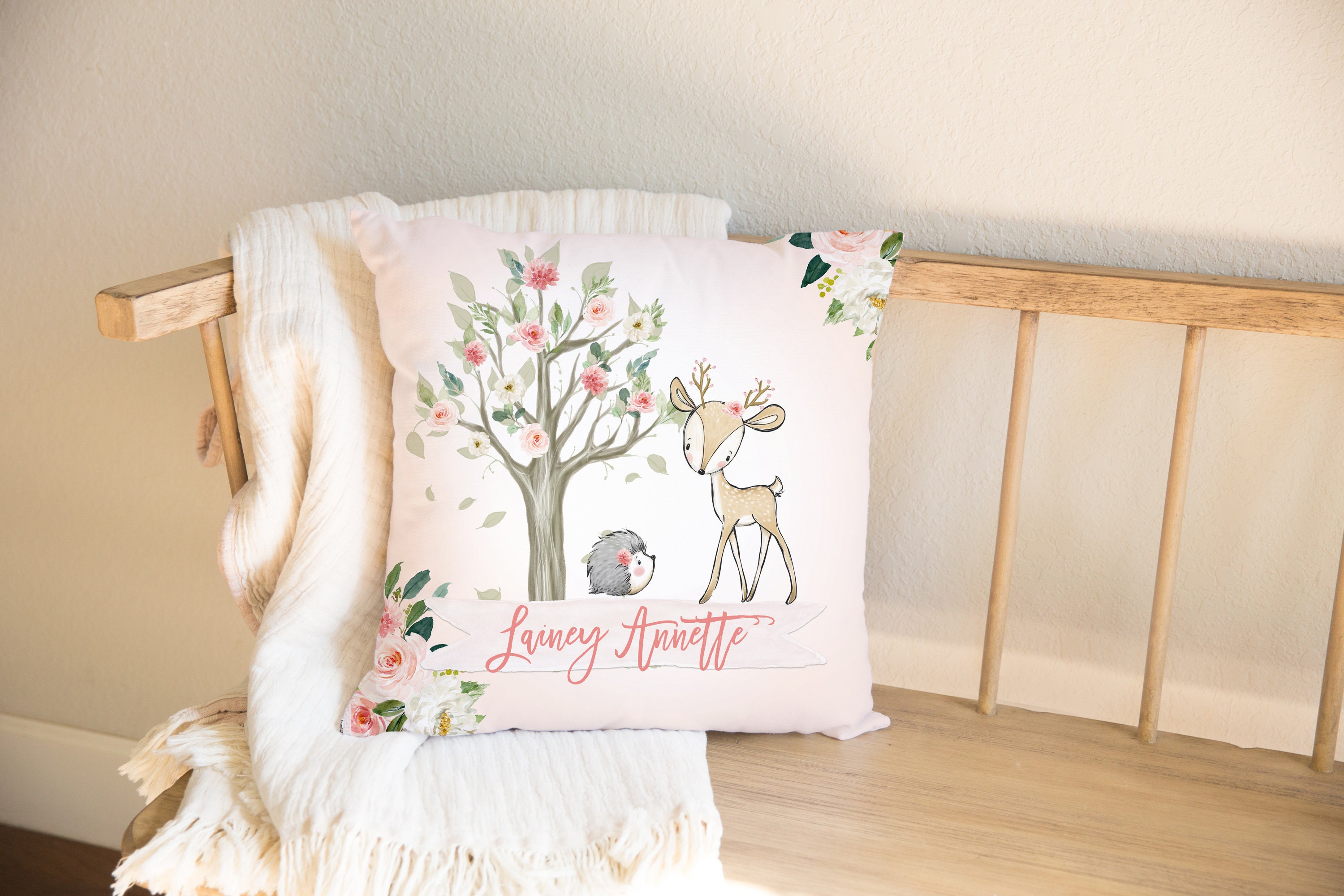 Woodland Crib Bedding Set Forest Animals Crib Bedding Deer Etsy