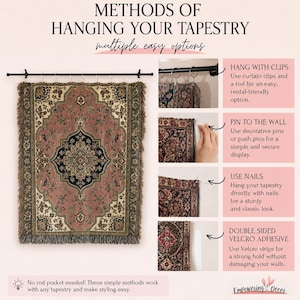 Methods of Hanging Your Tapestry