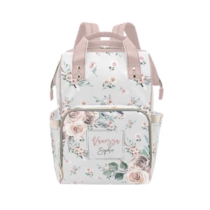 Spersonalizowana torba na pieluchy, torba dla dziecka, spersonalizowany plecak, plecak wielofunkcyjny, prezent dla przyszłej mamy, monogramowana torba na pieluchy, plecak z pieluchami