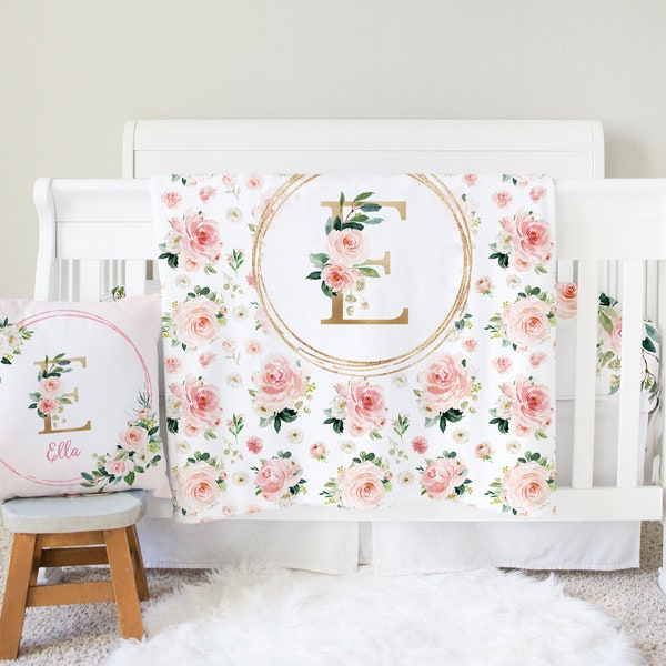 Rose Crib Bedding Etsy