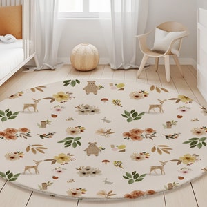 Runder Tiere Wald Teppich, Wolle Teppich, Tier Teppich, Tier Teppich, Tier Teppich, Tier Teppich, Tier Teppich, Tier Teppich,