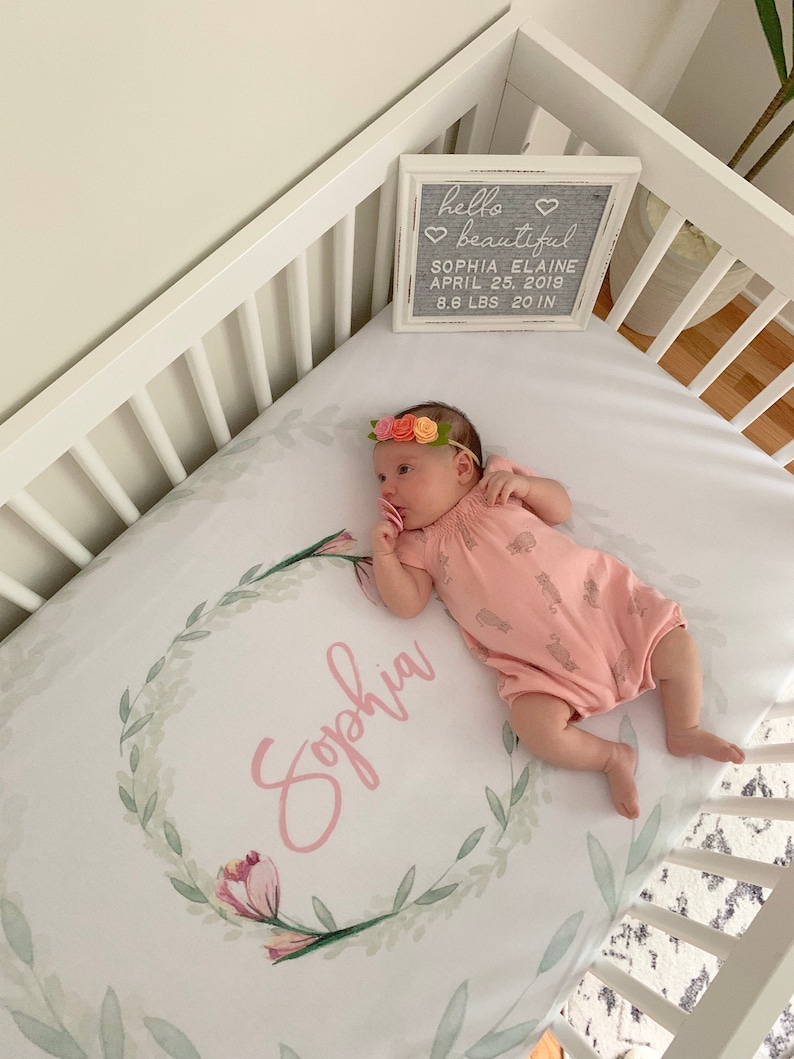 custom crib bedding etsy