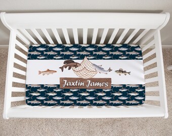 fishing themed nursery bedding