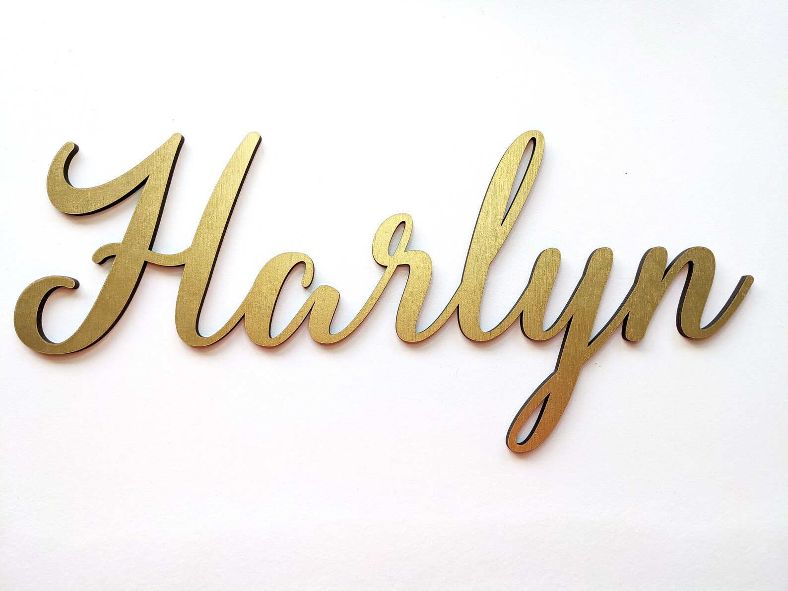 Gold Custom Name Sign Personalized Name Sign Handwritten - Etsy