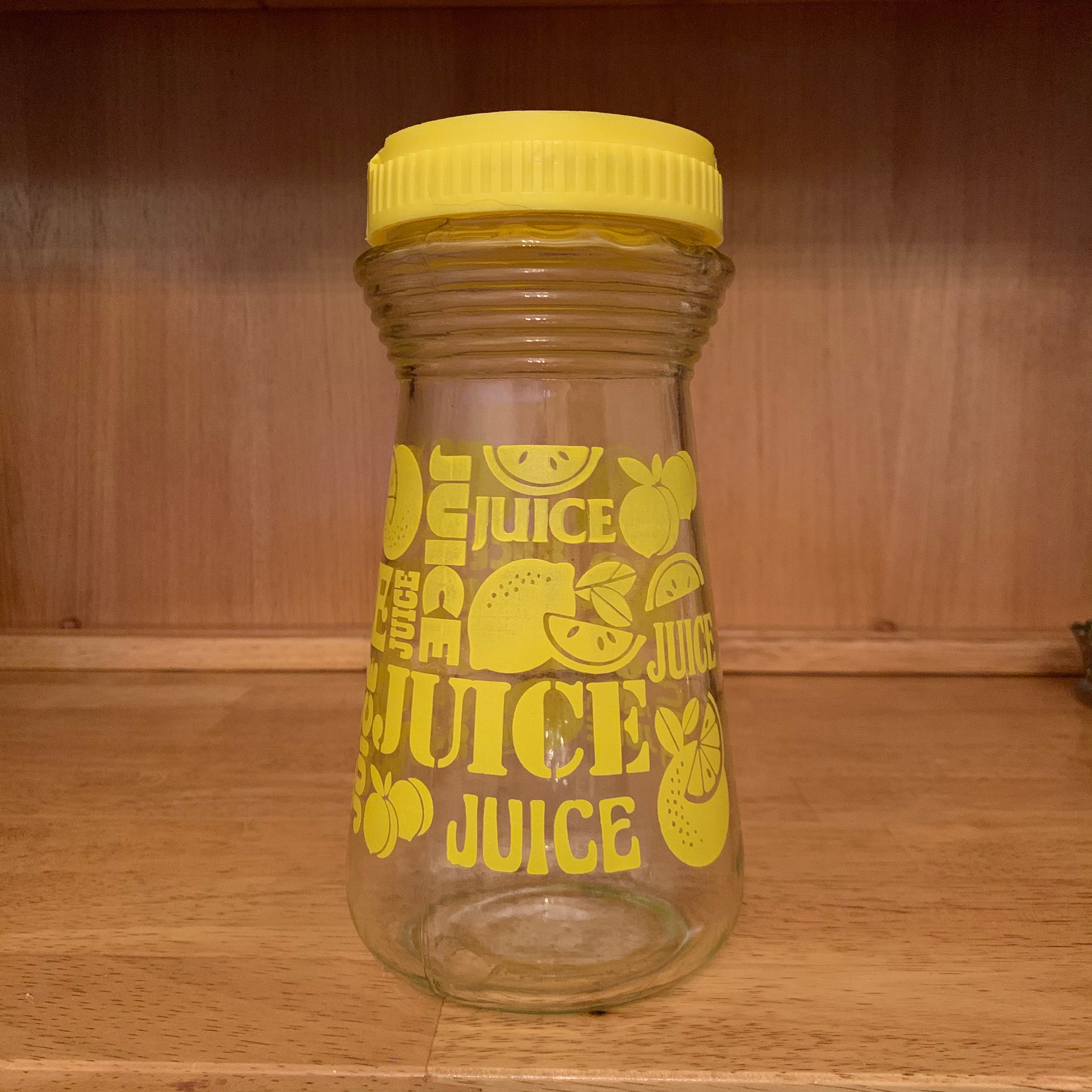 Vintage glass juice carafe vintage glass juice jar vintage Etsy